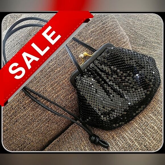 Whiting & Davis Handbags - #WHITING & DAVIS #Vintage Evening Bag Mesh #Authentic #1950's Clutch Metal Purse